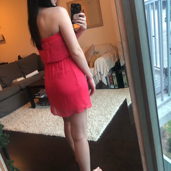 Strapless Mini Summer Dress - Picture 2 of 2